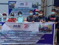 JMSI Se Indonesia Berikan Bantuan Kepada Korban Gempa di Pasaman