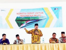 Anggota DPR RI, H. Idris Laena Sosialisasikan Kehadiran Kereta Cepat