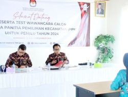 KPUD Way Kanan Gelar Tahapan Wawancara bagi Calon PPK