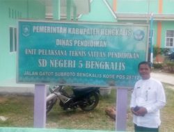 Wujudkan Karakter Disiplin Anak Didik, SD Negeri 05 Bengkalis Bangun Ruangan Multi Fungsi