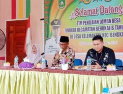 Tim Penilaian Lomba Evaluasi Desa Kecamatan Bengkalis Turun ke Desa Kelemantan