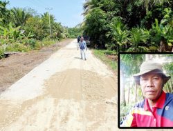 Lakukan Penimbunan Jalan Poros Ketam Putih-Sekudi, Pemdes Palkun Apresiasi Dinas PUPR Kabupaten Bengkalis