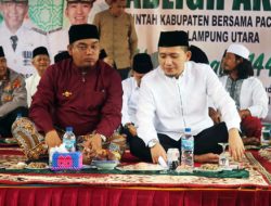 Hadiri Halal Bi Halal Muslimat NU Kecamatan Abung Tengah, Wabup Ardian: Lampung Utara Semakin Agamis