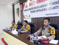 Polres Kepulauan Meranti dan Jajaran Ikuti Anev OMB Lancang Kuning Polda Riau