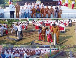 Sambut Hari Pahlawan, Desa Alah Air Gelar Apel di Makam Pahlawan