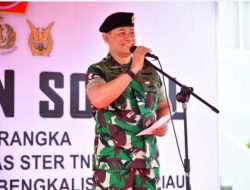 Aster Teritorial Panglima TNI Salurkan Bansos Binfungtaswilnas ke Rupat, Bupati Ucapkan terima kasih